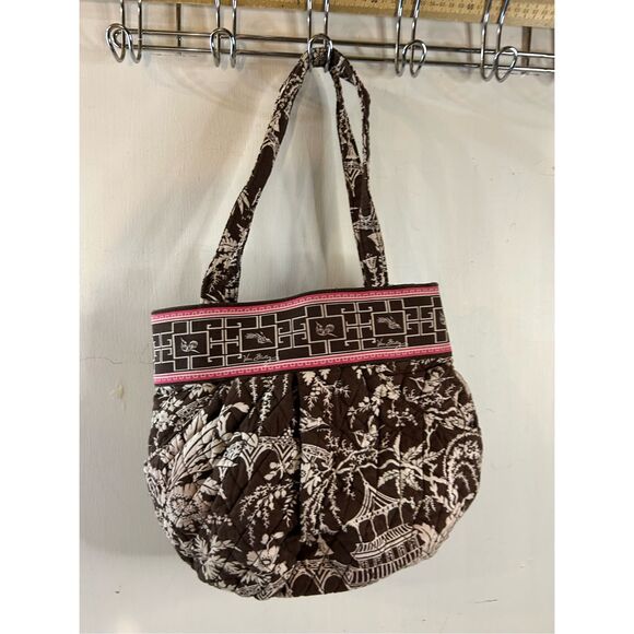 Vera Bradley shoulder bag song brown Asian birds - Picture 6 of 10